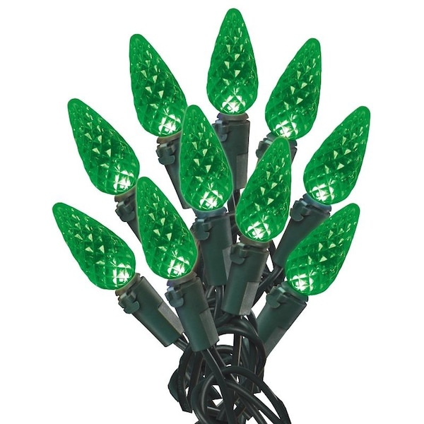 Hometown Holidays Light Set C6 Sts Green 60L U10E405E - main