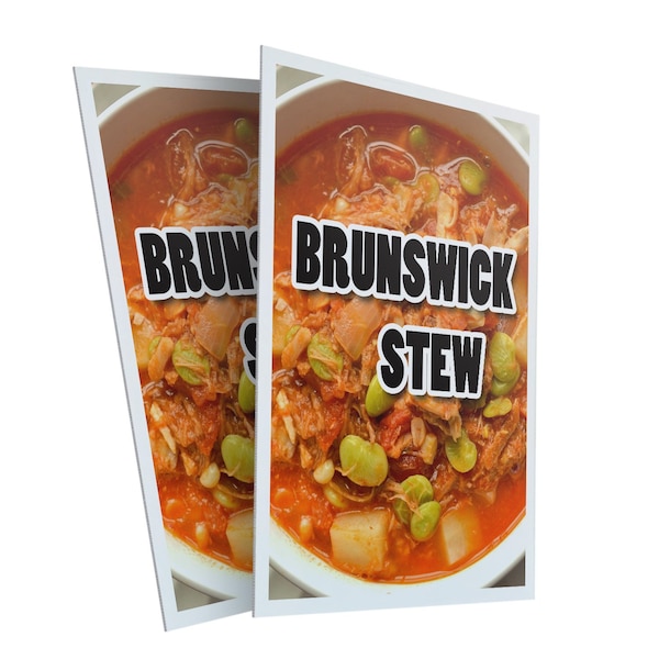 Signmission Brunswick Stew, Plastic Signs Only 24 Inch x 36 Inch, Corrugated Plastic, 2PK CSB-2436-2PACK-Brunswick Stew - main