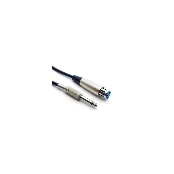 Swe-Tech 3C XLR Female to 1/4 Inch Mono Male Audio Cable, 6 foot FWT10XR-01506 - main