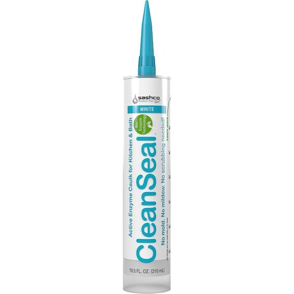 Sashco Sealants Caulk Cleanz White Crtg 10.5Oz 11073 - main