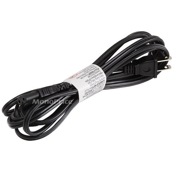 Monoprice Ac Power Cord Cable Figure 8, 10 ft. 7673 - main