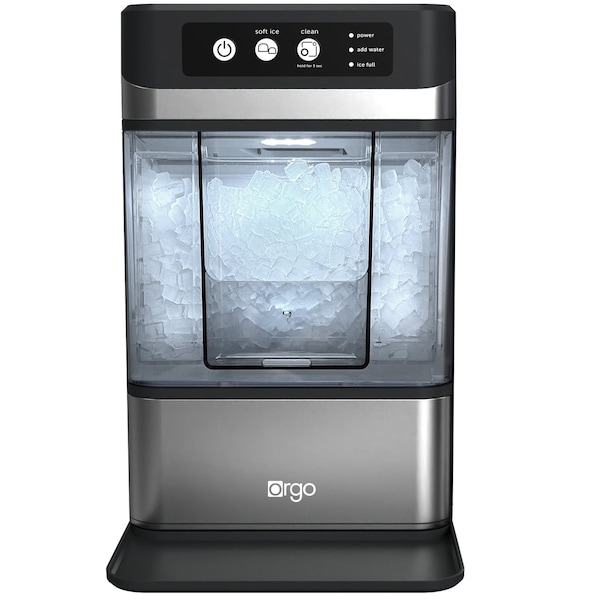 Orgo The Denali Countertop Ice Maker, Makes 50 lbs. in 24 Hours, Stainless Steel Ice Maker, Black RDC4733 - main