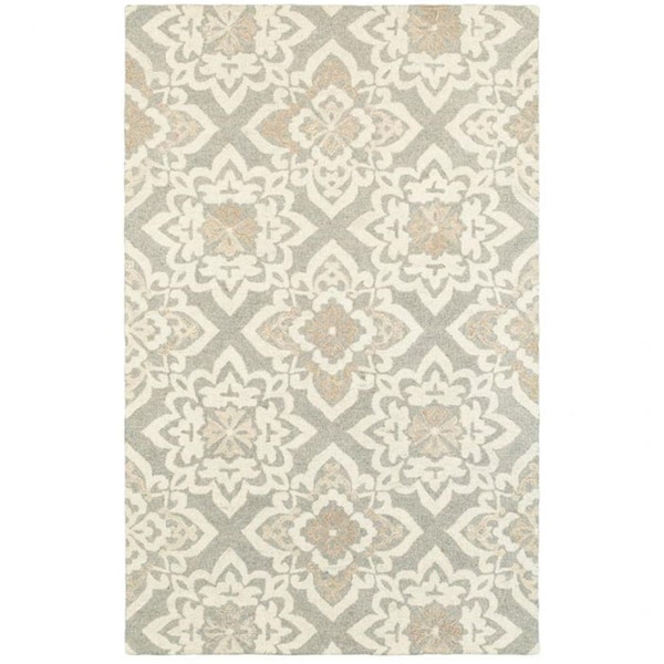 Oriental Weavers Craft Indoor Casual Geometric Rectangle Area Rug, Grey 8 x 10 ft. C93004243304ST - main