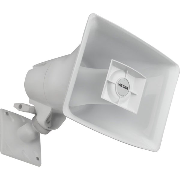 Valcom V-1030M Speaker System - 5 W RMS - White - Wall Mountable, Box Mount - 225 Hz to 14 kHz V-1030M - main
