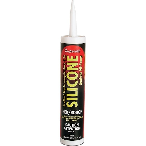 Imperial Silicone Sealant, Paste, Red, 103 oz Cartridge KK0205 - main
