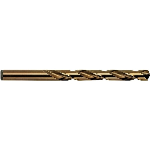 Irwin Jobber Drill Bit, 716 in Dia, 512 in OAL, Spiral Flute, 716 in Dia Shank, Cylinder Shank 63128 - main