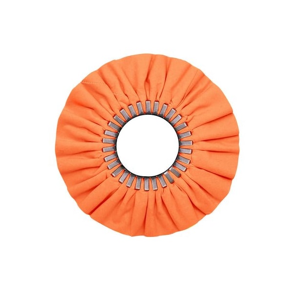 Renegade Products Usa 9 Inch, Orange, No Center Plate Case Pack Airway Buffing Wheels, Bulk Deal, 5PK FAW9NCPOTX5PAK - main