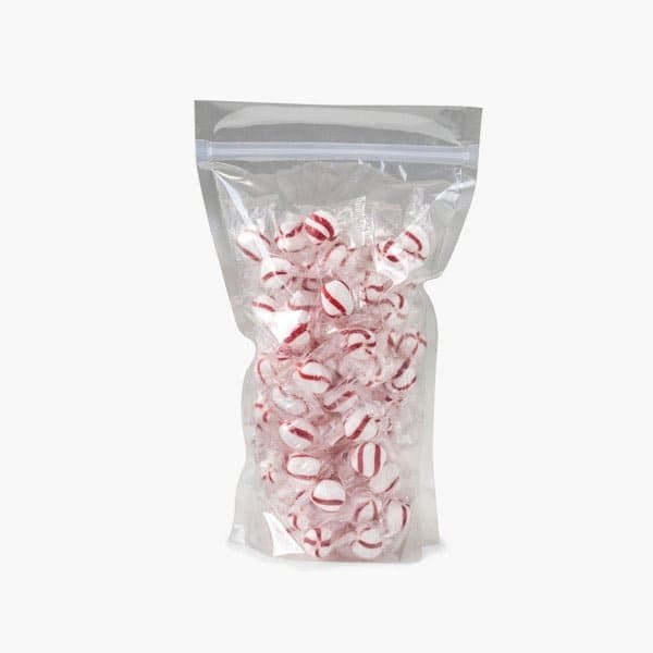 Nashville Wraps 6.5x11x3 Stand Up Zipper Top 2.5 mil Clear Bags, 50PK VSUZP611 - main