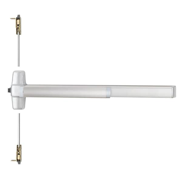 Von Duprin Grade 1 CVR Exit Bar, 48in, 80in to 100in Door Height, Electric Latch Retraction, Satin Chrome EL9847EO 4 26D - main