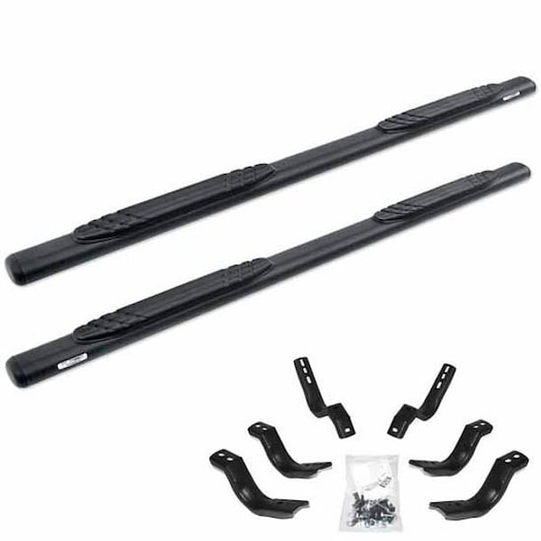 Ilc Repl. For Ford F-350 Super Duty Year 2017 Black Steel Extreme Sidestep Kit W4 In. Step Pads W4 WZ-ECGT-2 - main