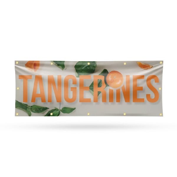 Signmission Tangerines, 48 Inch x 120 Inch, Vinyl Banner B-120-30878 - main