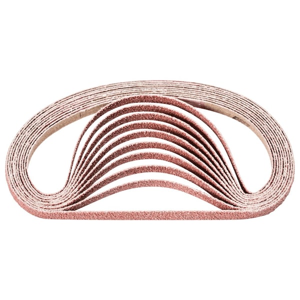 Pferd 1/4'' x 12'' Coated File Belt - Aluminum Oxide - 36 Grit 48960 - main