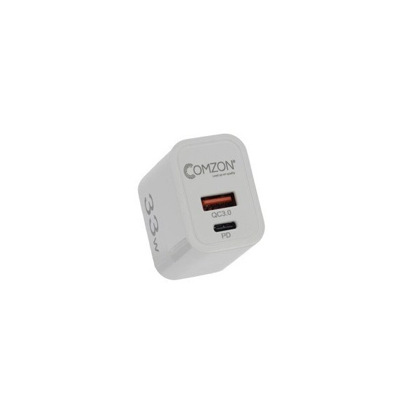 Cable Wholesale Fast USB PD 33 watt & QC3 18 watt Wall Charger Type-C and A ports (C2054) 90W1-42000WH - main