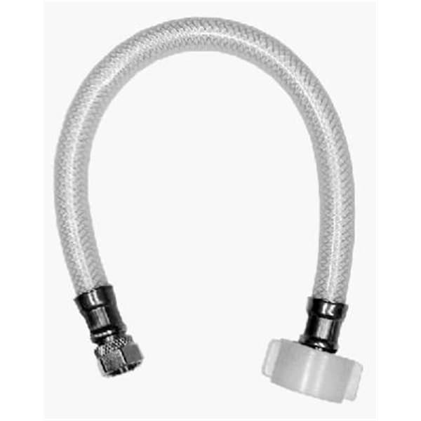 Seatsolutions 7238-12-38-2 0.38 C x 0.88 Ballcock x 12 in. Reinforced Poly Vinyl Toilet Connector SE865089 - main