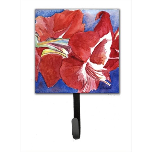 Carolines Treasures Amaryllis Flower Leash Holder Or Key Hook RDR2007SH4 - main