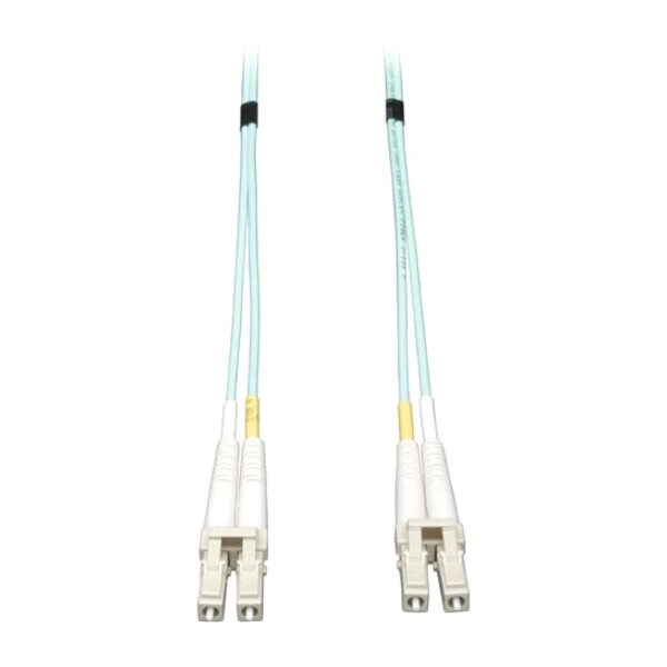 Eaton Tripp Lite Series 10Gb Duplex Multimode 50/125 OM3 LSZH Fiber Patch Cable, LC/LC - Aqua, 25M N820-25M - main