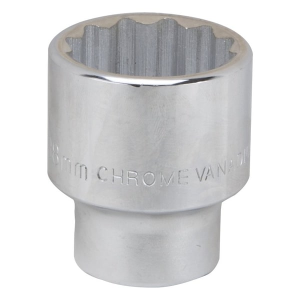 Vulcan Drive Socket, 38 mm Socket, 3/4 in Drive, 12-Point, Chrome Vanadium Steel, Chrome MT-SM6038 - main