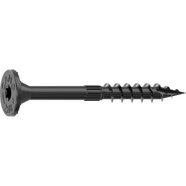 Camo Structural Screw, 5/16 in Thread, 2-7/8 in L, Flat Head, Star Drive, Sharp Point, PROTECH Ultra 4 Coated 0366180 - main