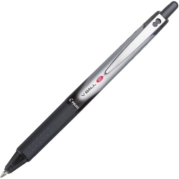 Pilot 26206 VBall Roller Ball Stick Pen, Liquid Ink, Black Ink, Fine 26206 - main