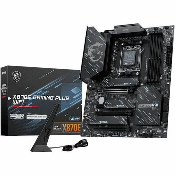 Msi X870E GAMING PLUS WIFI Gaming Desktop Motherboard - AMD X870E Chipset - Socket AM5 - ATX X870EGPW - main