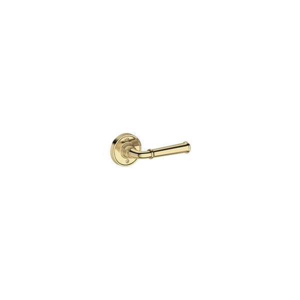 Baldwin Residential Door Levers Half Dummy Right Hand Non-Lacquered Brass HDDUNRRR031 - main