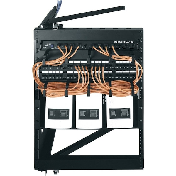 Middle Atlantic Swing Frame Rack, 12 Space, 18" D SFR-12-18 - main