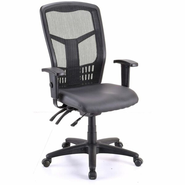 Lorell Executive Antimicrobial High-Back Chair, Black LLR86240 - main