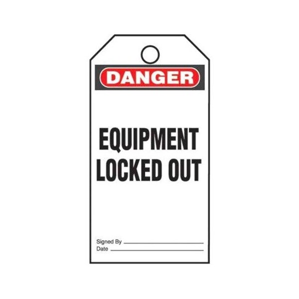 Panduit Safety Tag, Vinyl, 3 in Width, 5.75 in Height PVT-96 - main