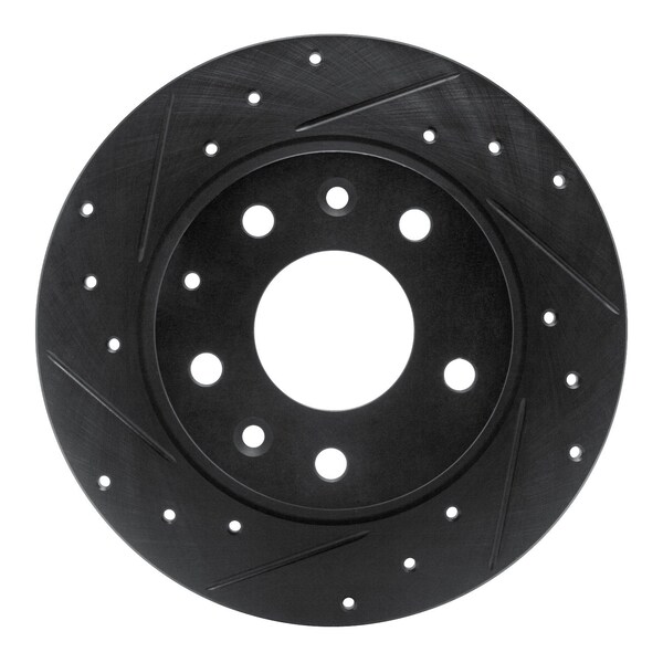 Dynamic Friction Co DFC Brake Rotor - Drilled and Slotted - Black 633-80079L - main