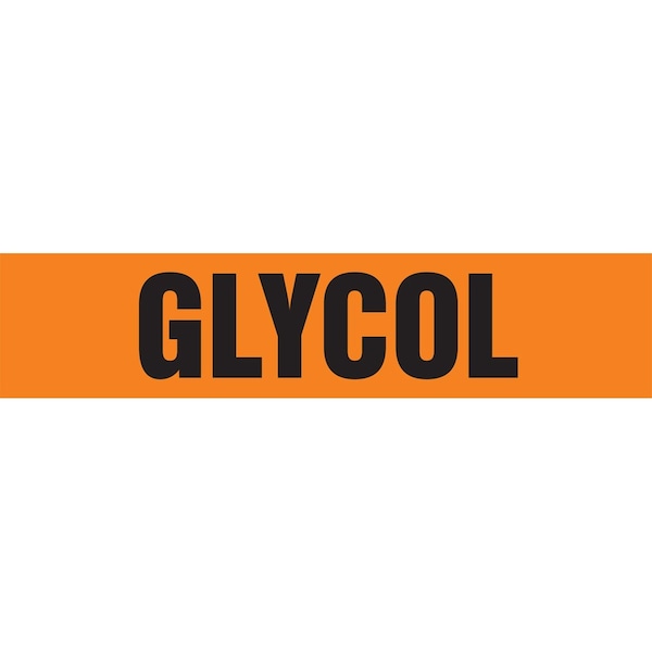 Accuform ASME ANSI PIPE MARKER GLYCOL RPK357STC - main