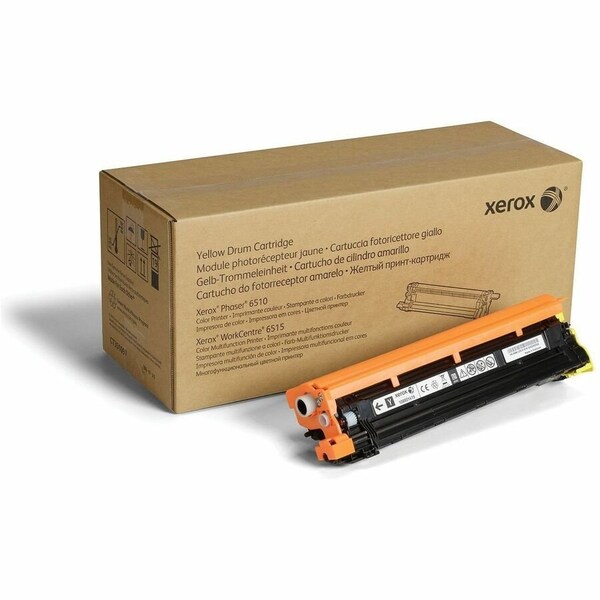 Xerox YELLOW DRUM CARTRIDGE FOR PHASER 6510 / WORKCENTRE 6515, 48K PAGES 108R01419 - main