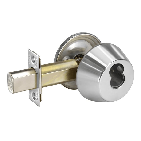Yale Classroom Deadbolt, Grade 1, 6-Pin LFIC Prep, Less Core, 2-3/4in Backset, 2-1/4in X 1in Face, Satin D162 626 x 1210 ICLC - main