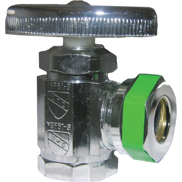 Westlake Pipe & Fittings 1/2'' FIP Inletx1/2'' -7/16'' IP Outlet Multi-Turn Style Angle Valve 6/1/7025 - main