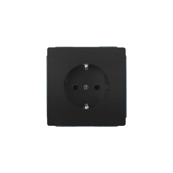 Siemens DELTA style, Antracite cosso SCHUKO socket outlet 10/16 A 250 V 5UB1855-0AC01 - main