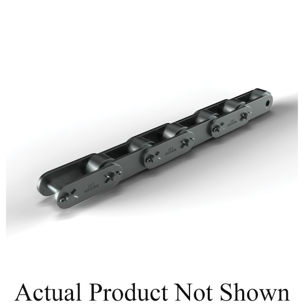 Hkk Chain HKK Heavy Series Double Pitch Car Lg Riv Conv, 10 ft OAL, 3 P, 1.75 Dia x 1 W, .218 THK Plate, AS DC122R1A - main