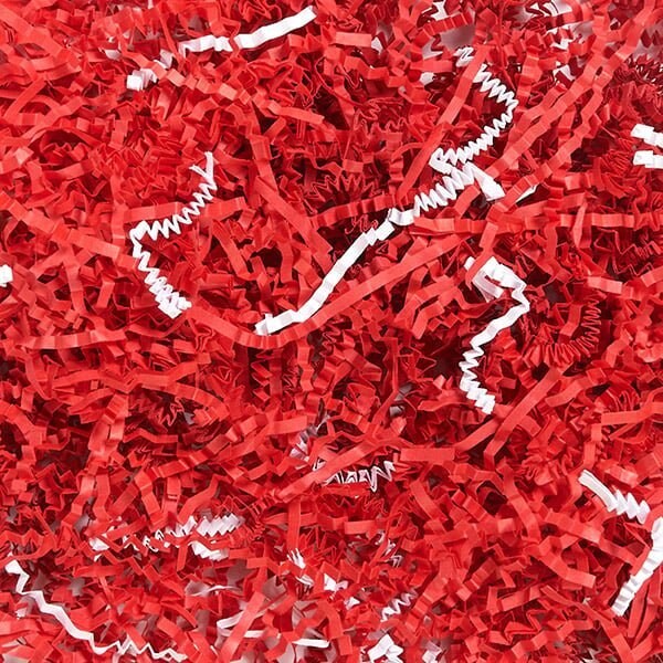 Nashville Wraps Scented Peppermint Crinkle Cut Shredded Paper, 10 lb Box ZFS10P - main
