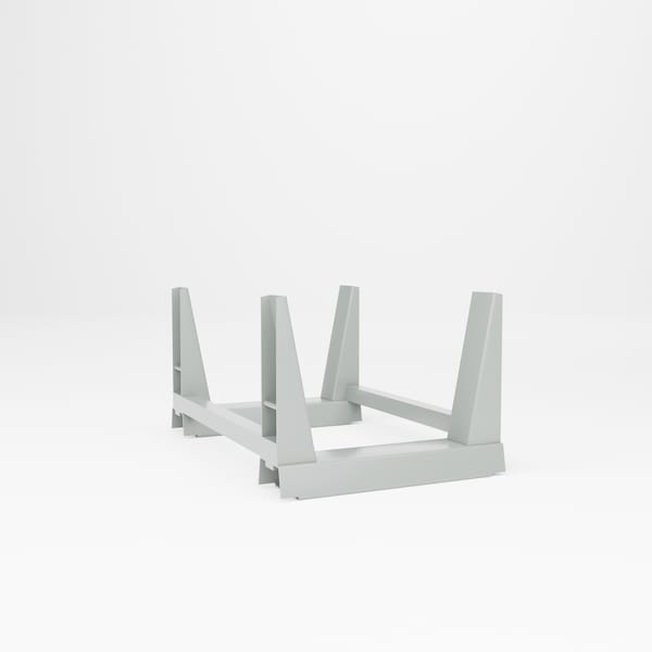 Pucel Rack-U-Frame, Twin, 36 in W x 25 in D x 17.5 in H, Gray RUF-263 - main