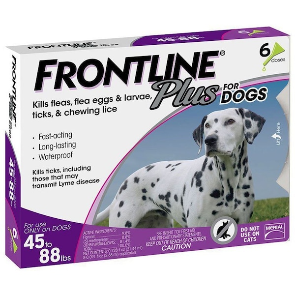 Frontline B.I Plus for Dogs 45-88 lbs, 6PK 60176 - main