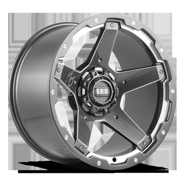 Hard Top 20 x 9 in. Gloss Graphite with Natural Accents Wheels for 1996-1999 Acura SLX HA1094791 - main