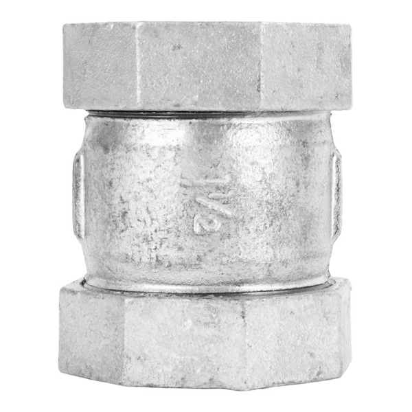 Stz Industries 1-1/2 in. Compression X 1-1/2 in. D Compression Galvanized Malleable Iron 3 in. L Cou 311CCL-112 - main