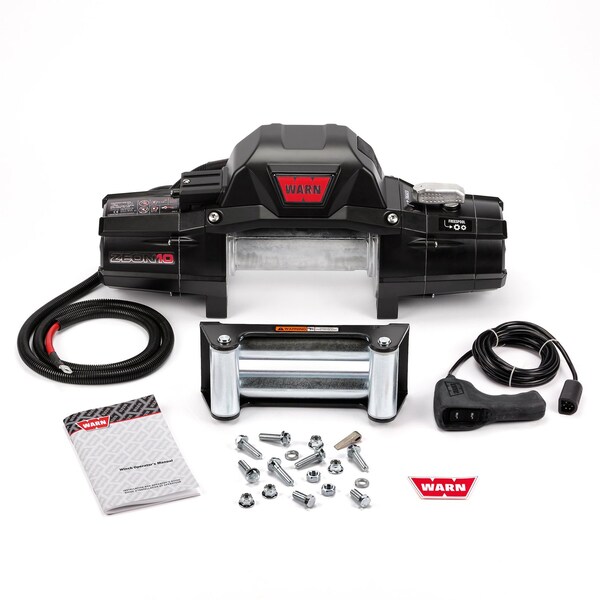 Warn Vehicle Mounted Recovery Winch 24 Volt Electric 10000 Lb Capacity Without Rope 90665 - main