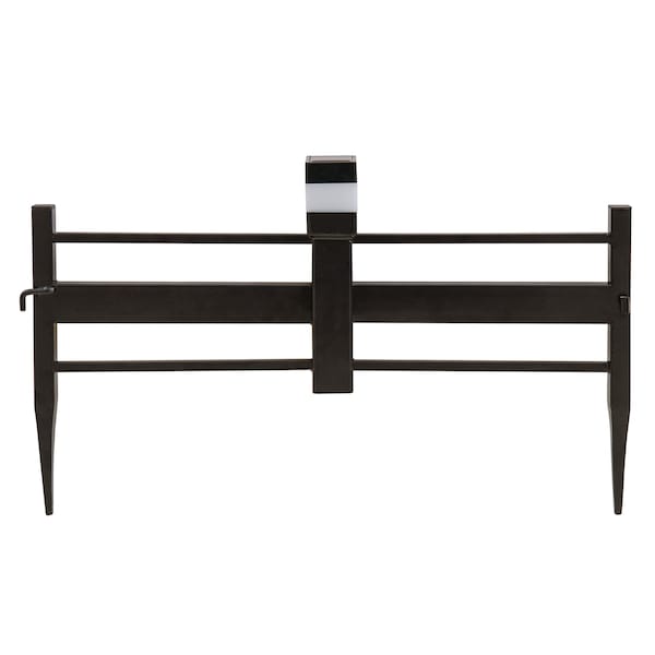 Sunjoy Cromwell Solar Garden Border Fencing Black, 5PK A411900221 - main