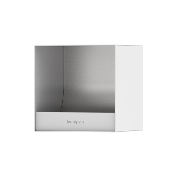 Hansgrohe XtraStoris Original Recessed Toilet Paper Holder 6"x 6"x 5.5" in Matte White 56065700 - main