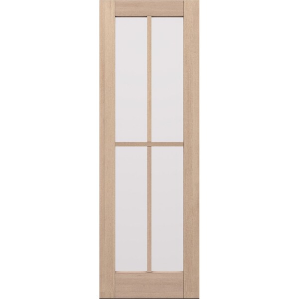 Doornmore G104, 33.75" x 98" ( 32" Door) Left Hand, Mahogany SDL 4 Lite Exterior Door G104-SW-3296_1_LI - main