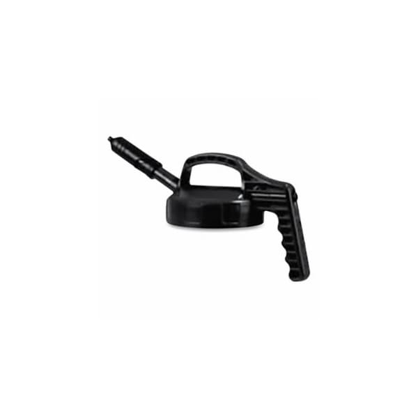Oilsafe Mini Spout Lid, 1/4 in dia, Black, Engineering Plastic 399-100401 - main