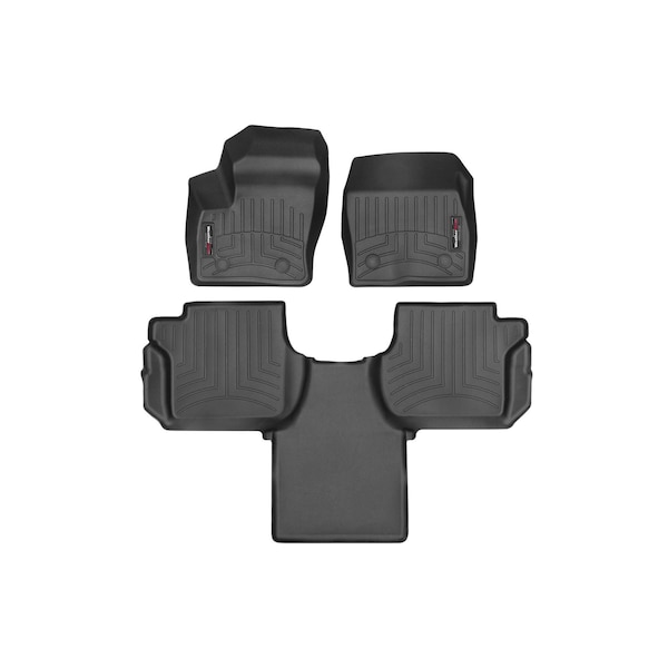 Weathertech Black, Front and Rear Floorliners for Vinyl Floors 4416161V-449952 - main