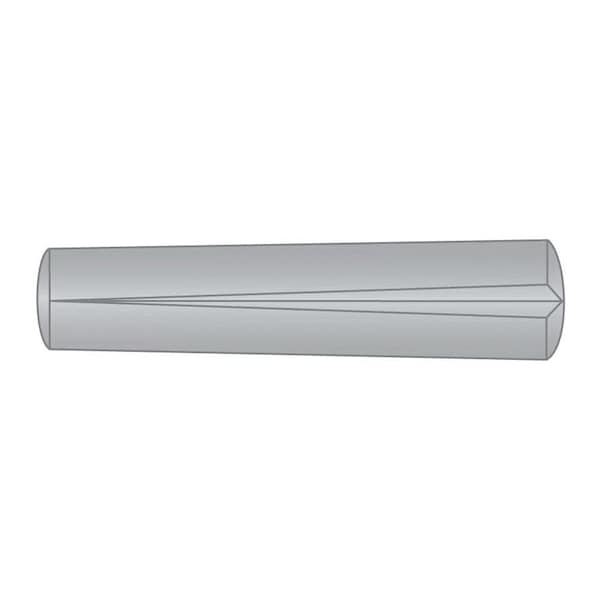 Huyett Type A Grooved Pin, 300 Stainless Steel, 0.219 in Dia x 0.217 in Small End Dia x 2.000 in Length GPS-0218-2000-A - main