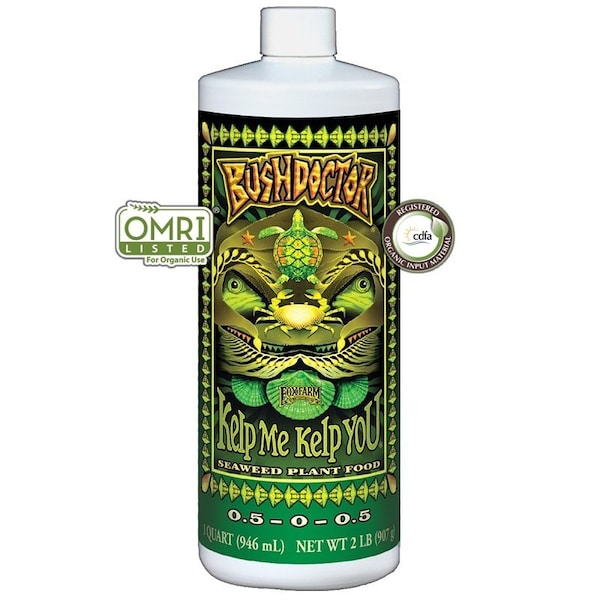 Bush Doctor Kelp Me Kelp You 791208 Plant Food, 1 qt, Liquid, 0.5-0-0.5 N-P-K Ratio KMKYQT - main