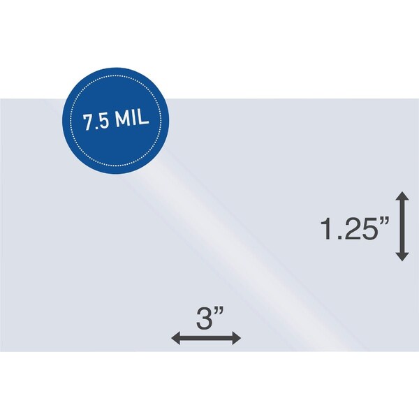 Centurion 3''x1.25'' Lozier Label Holder, 1000PK 1192007 - main