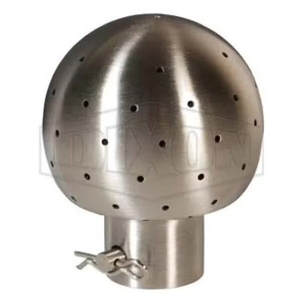 Dixon Stationary Spray Ball, 1-1/2 in Nominal, 316L SS, Domestic STC-180T-R150 - main
